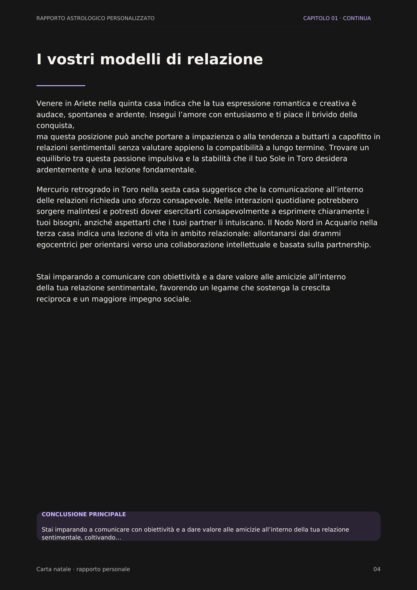 Pagina 4 del report