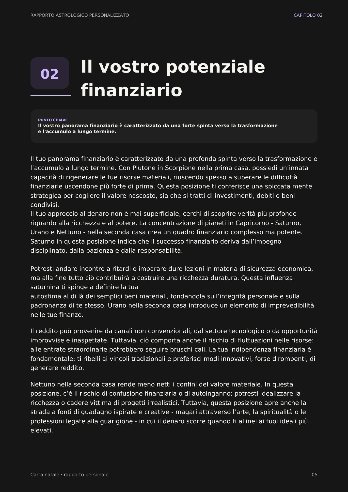 Pagina 5 del report
