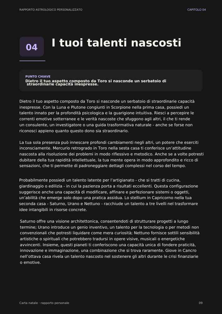 Pagina 9 del report